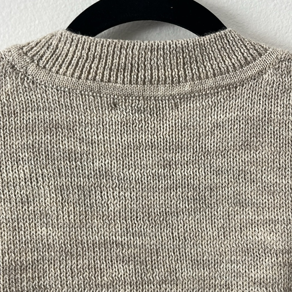 Loeffler Randall Cream Puff-Sleeve Crewneck Sweater - Picture 10 of 14
